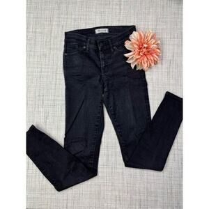 Madewell Women's Black Skinny Fit Denim Jeans Size‎ 24
